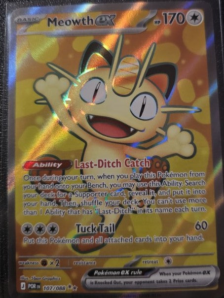Meowth ex - 107/088 - ME03: Perfect Order (POR)