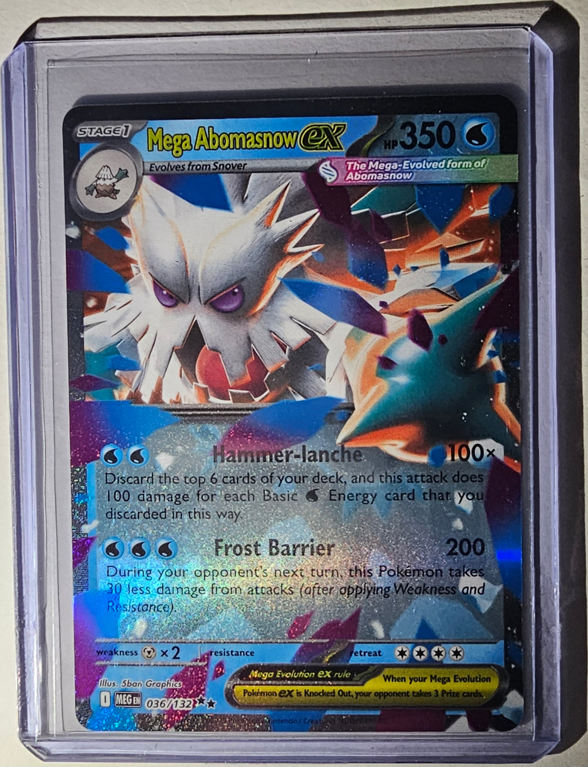 Mega Abomasnow ex - 036/132 - ME01: Mega Evolution (MEG) *NM