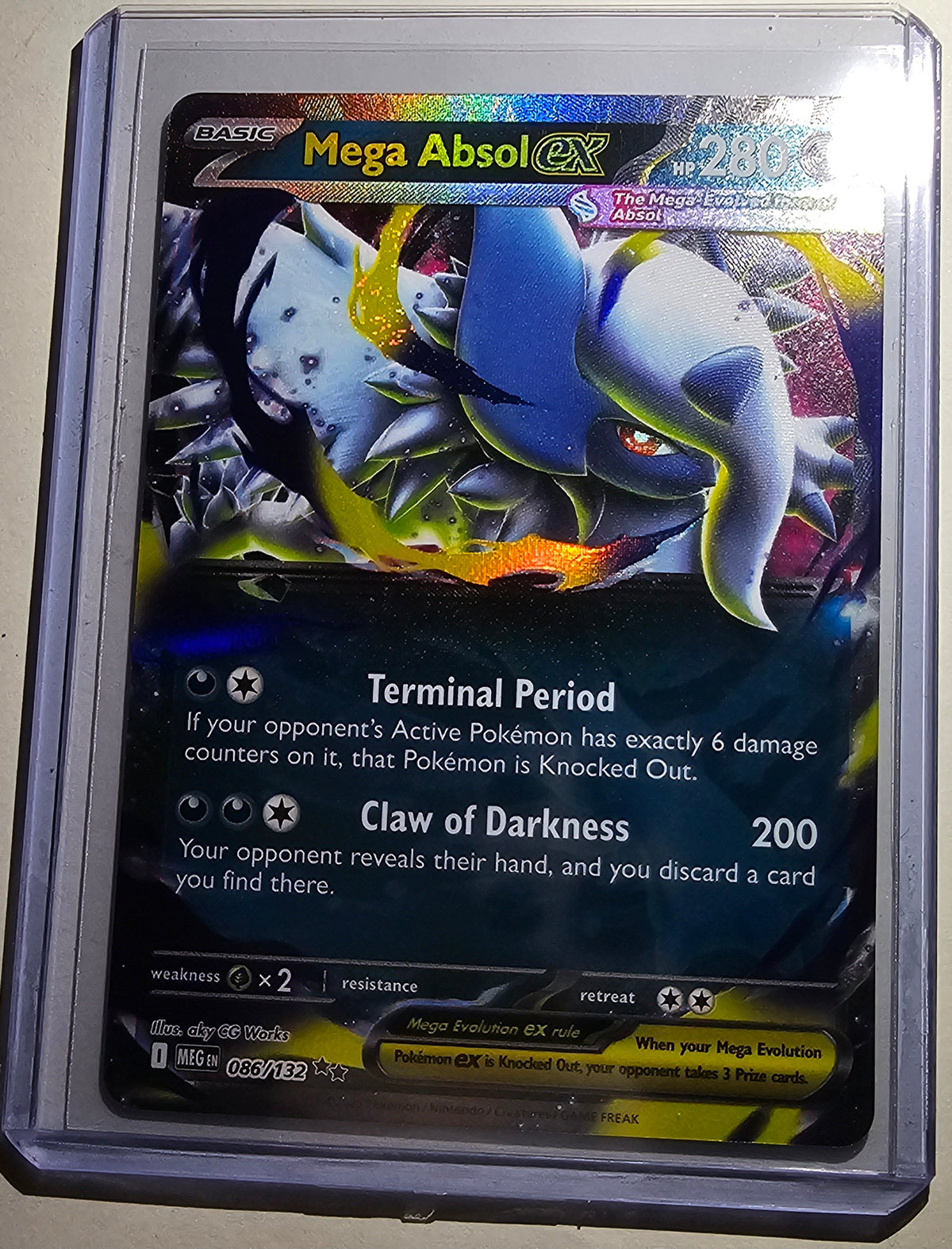 Mega Absol ex - 086/132 - ME01: Mega Evolution (MEG) *NM
