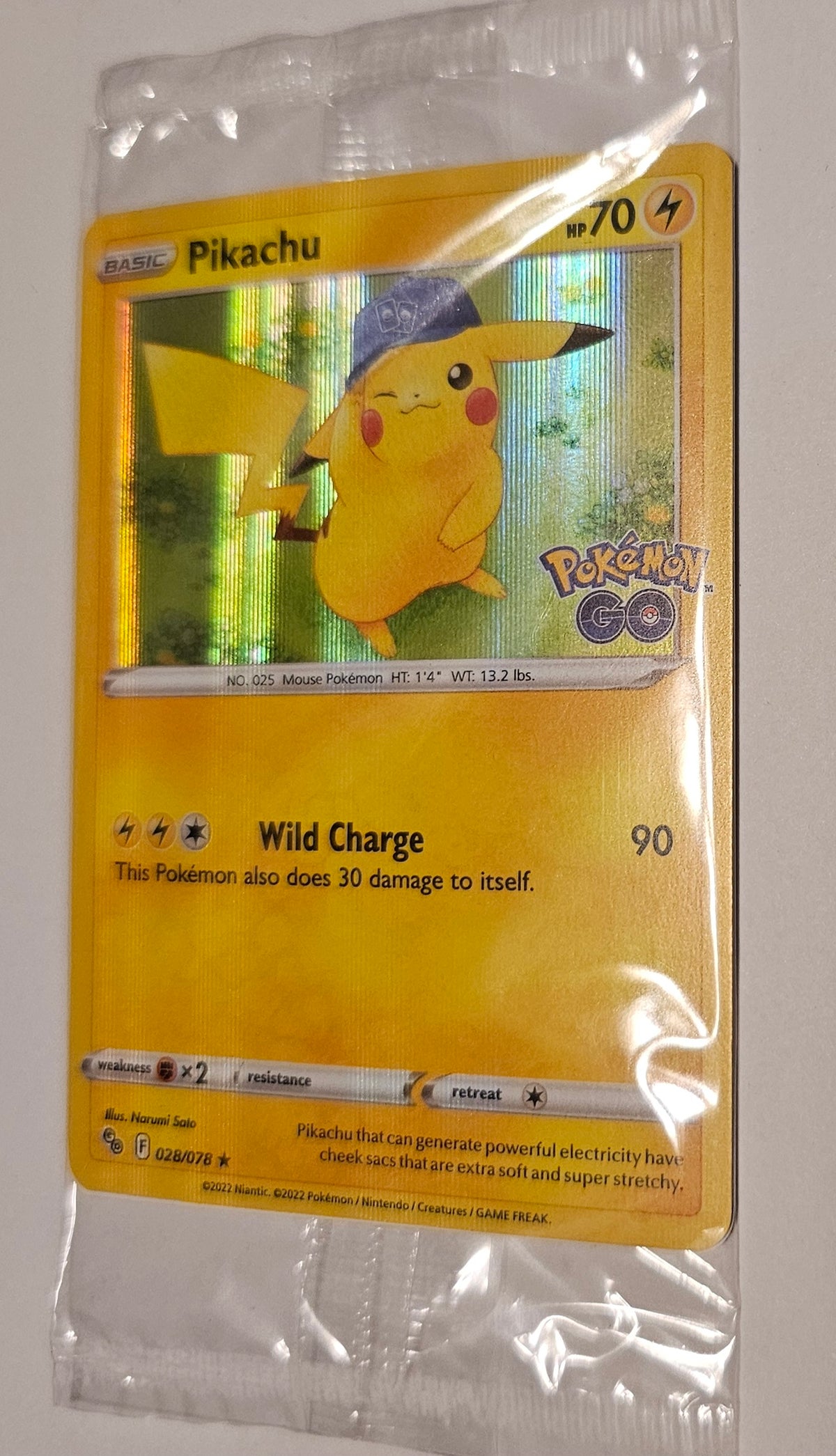 Pikachu Holo Trio + Pokémon Day Coin Bundle *NM