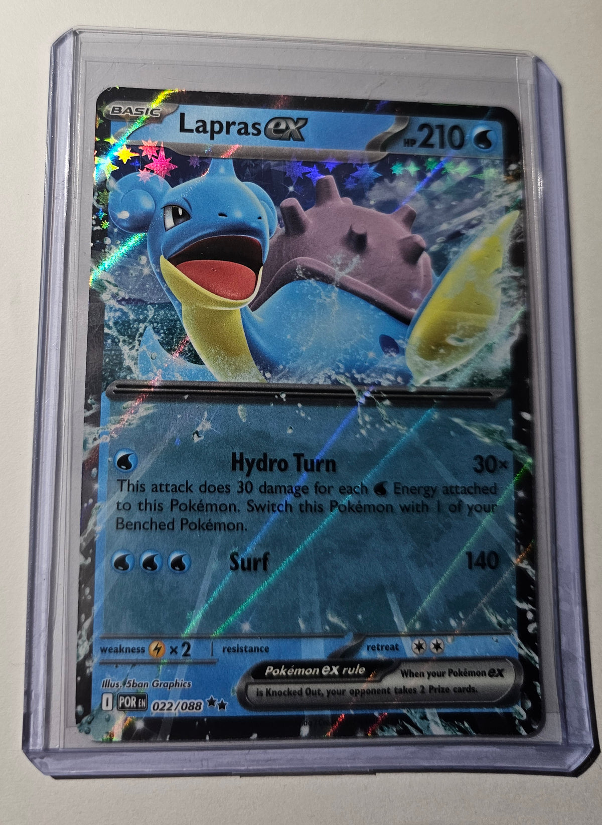 Mega Starmie EX + Lapras EX Holo Bundle *NM