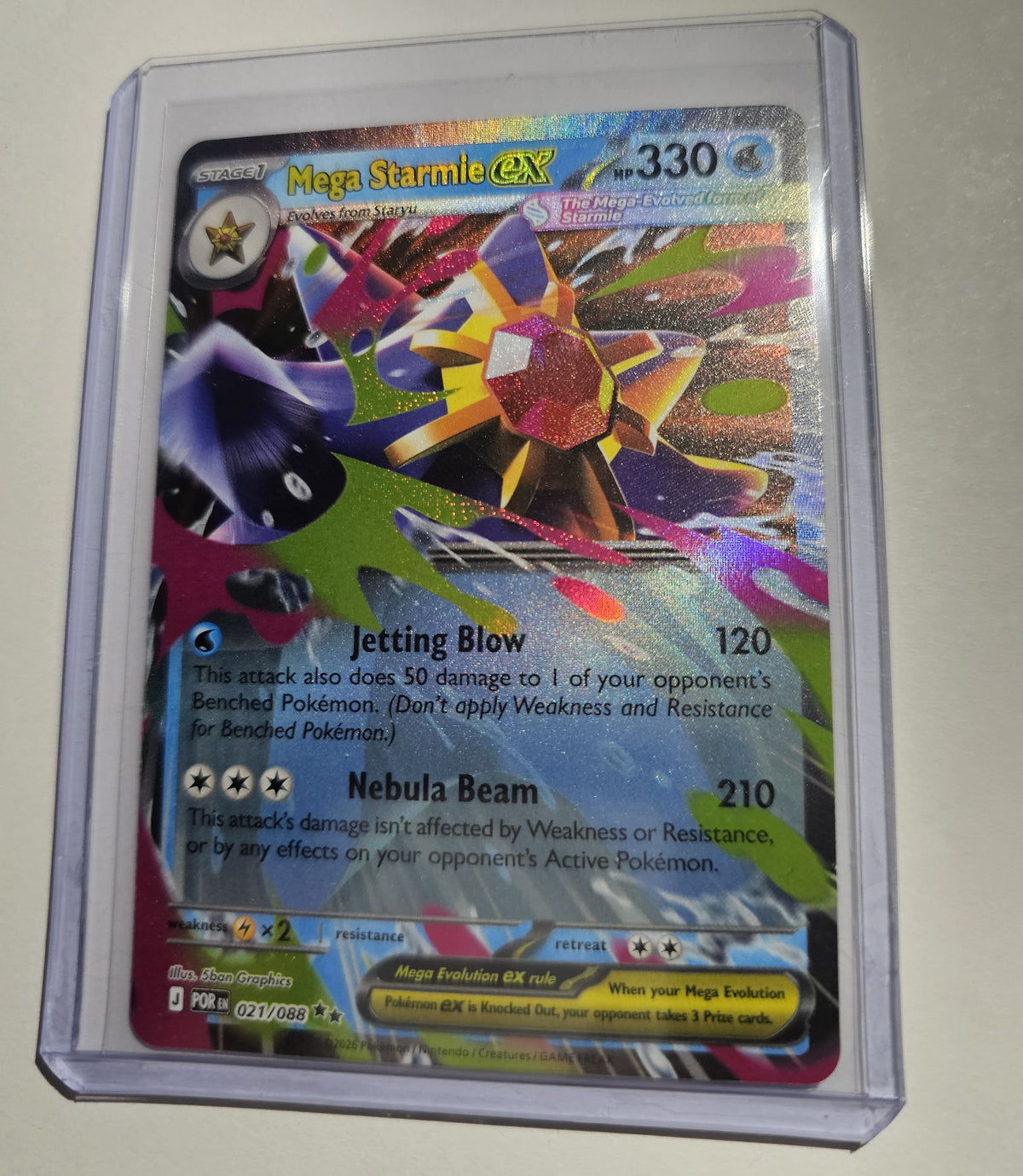Mega Starmie EX + Lapras EX Holo Bundle *NM