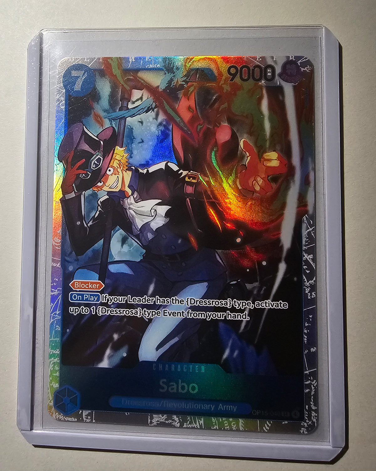 Sabo – SR Holo (Dressrosa / Revolutionary Army) *NM