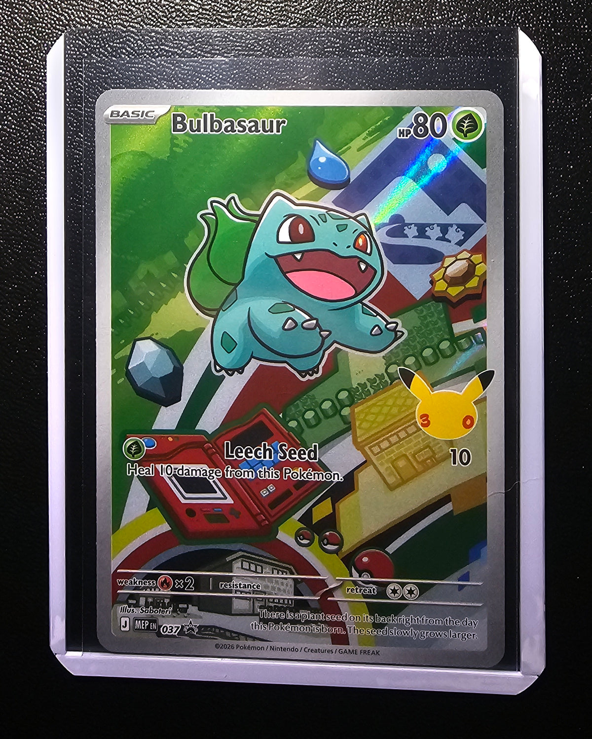 Pokémon First Partner Collection – Series 1 Promo Card – Charmander / Bulbasaur / Squirtle – 25th Anniversary
