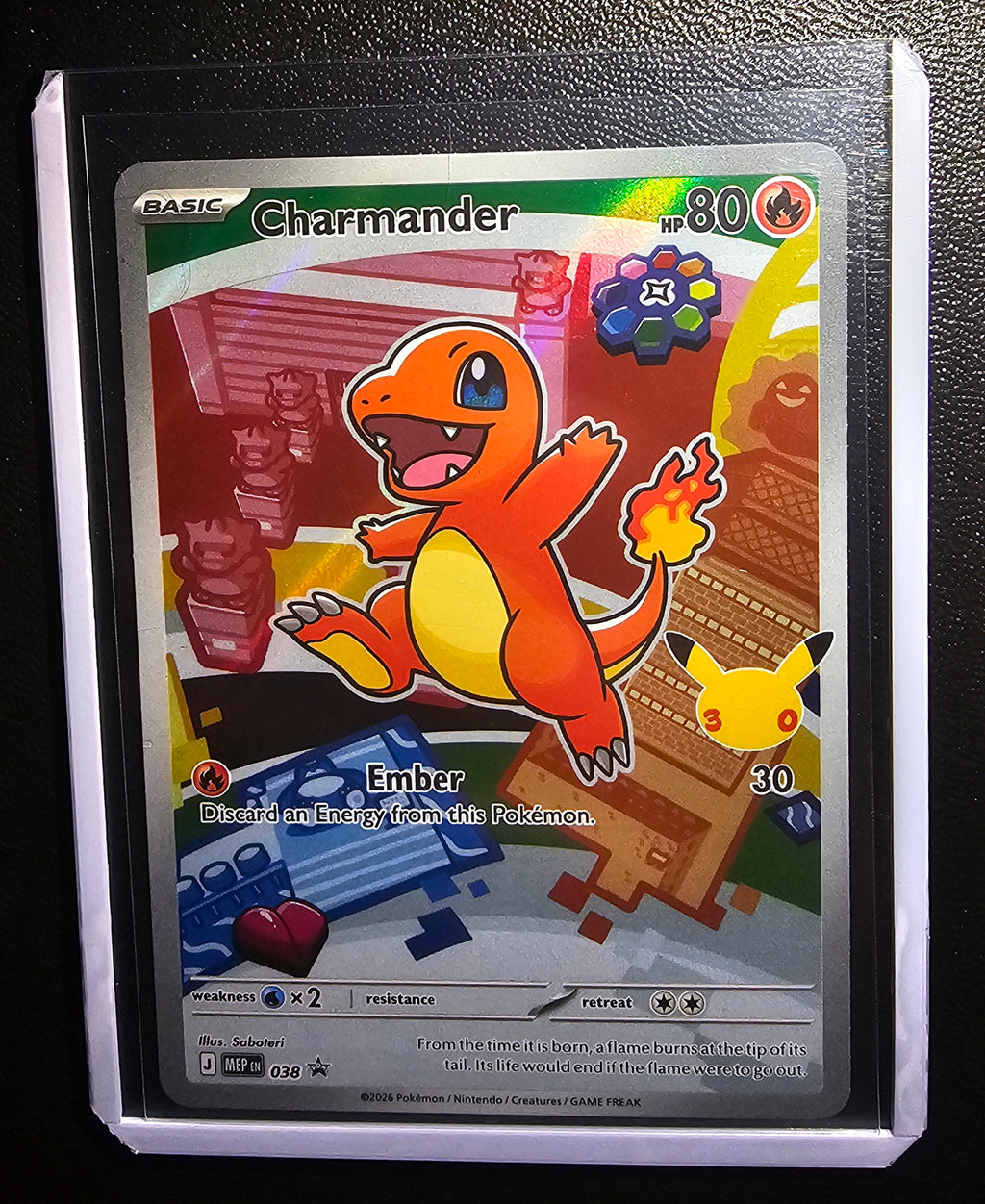 Pokémon First Partner Collection – Series 1 Promo Card – Charmander / Bulbasaur / Squirtle – 25th Anniversary