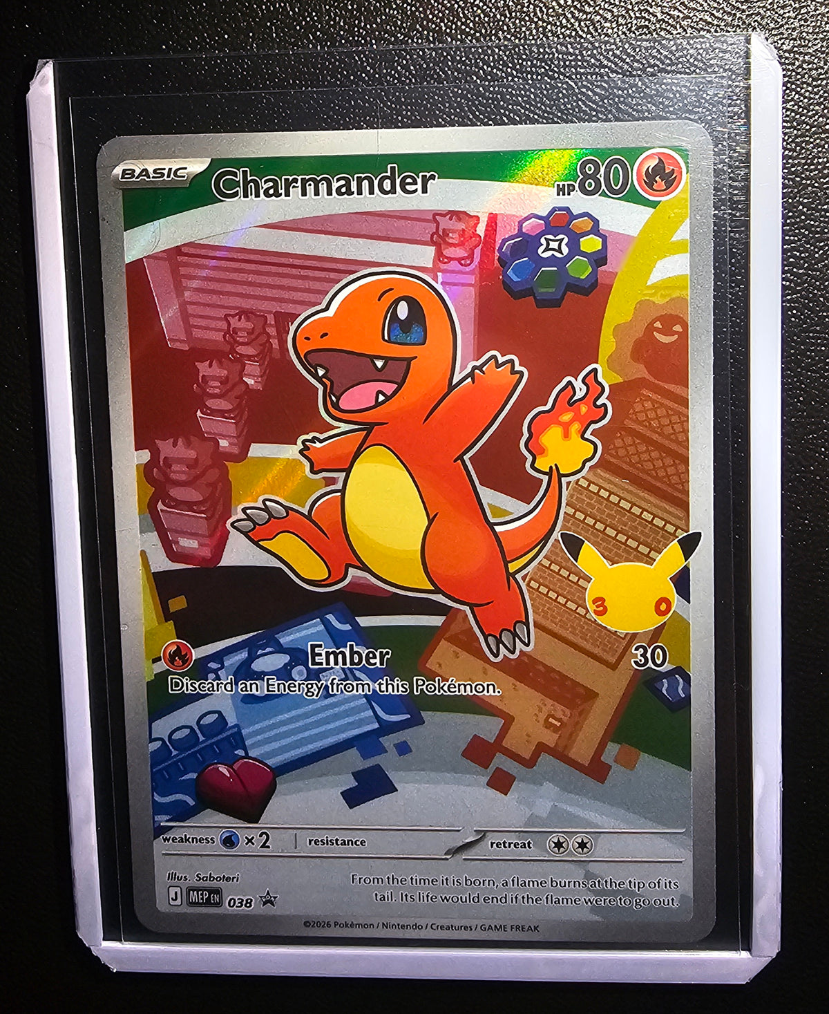 Pokémon First Partner Collection – Series 1 Promo Card – Charmander / Bulbasaur / Squirtle – 25th Anniversary