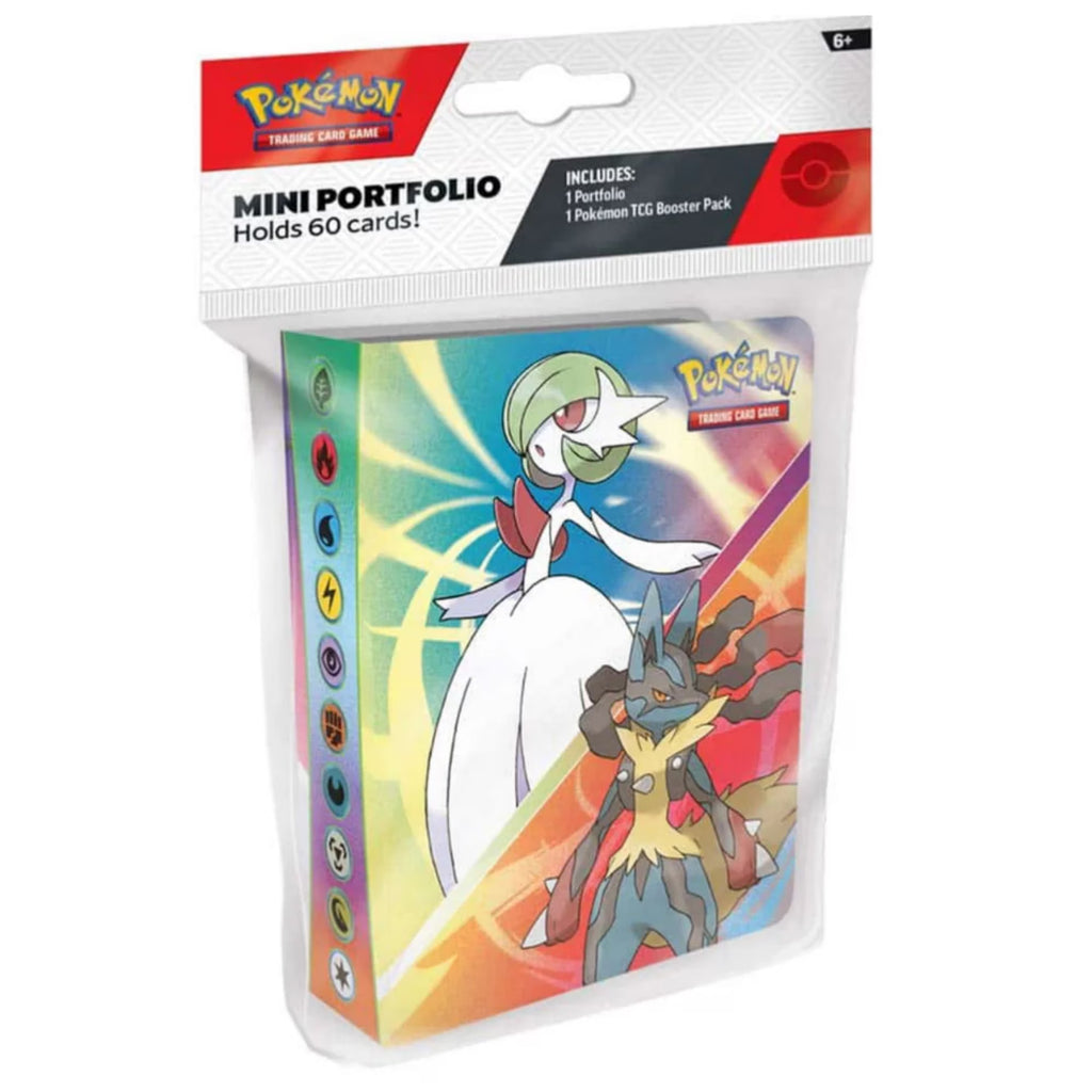 Pokémon Mega Evolution Phantasmal Flames Mini Portfolio – Includes 1 Booster Pack