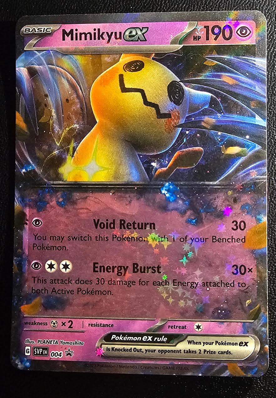 Mimikyu ex – SVP 004 – Psychic Basic Pokémon ex – NM