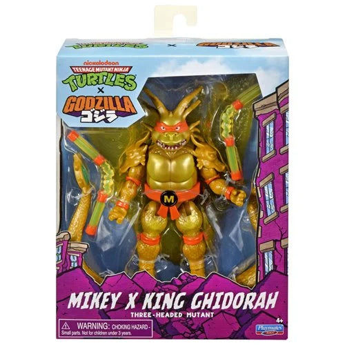MICHELANGELO x KING GHIDORAH — TMNT x Godzilla Wave 1 Action Figure