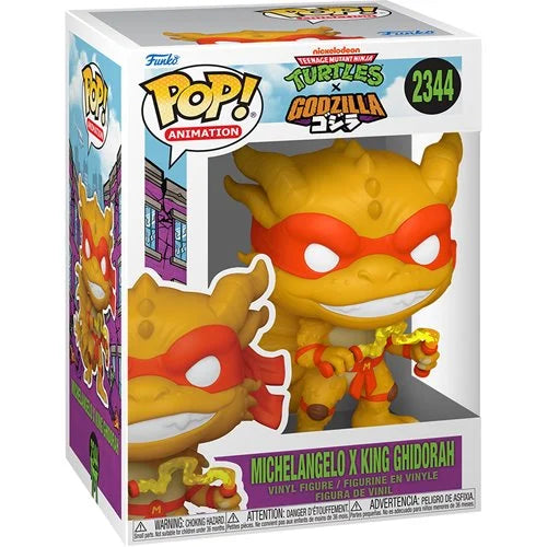Michelangelo x King Ghidorah – TMNT x Godzilla Funko Pop! #2344
