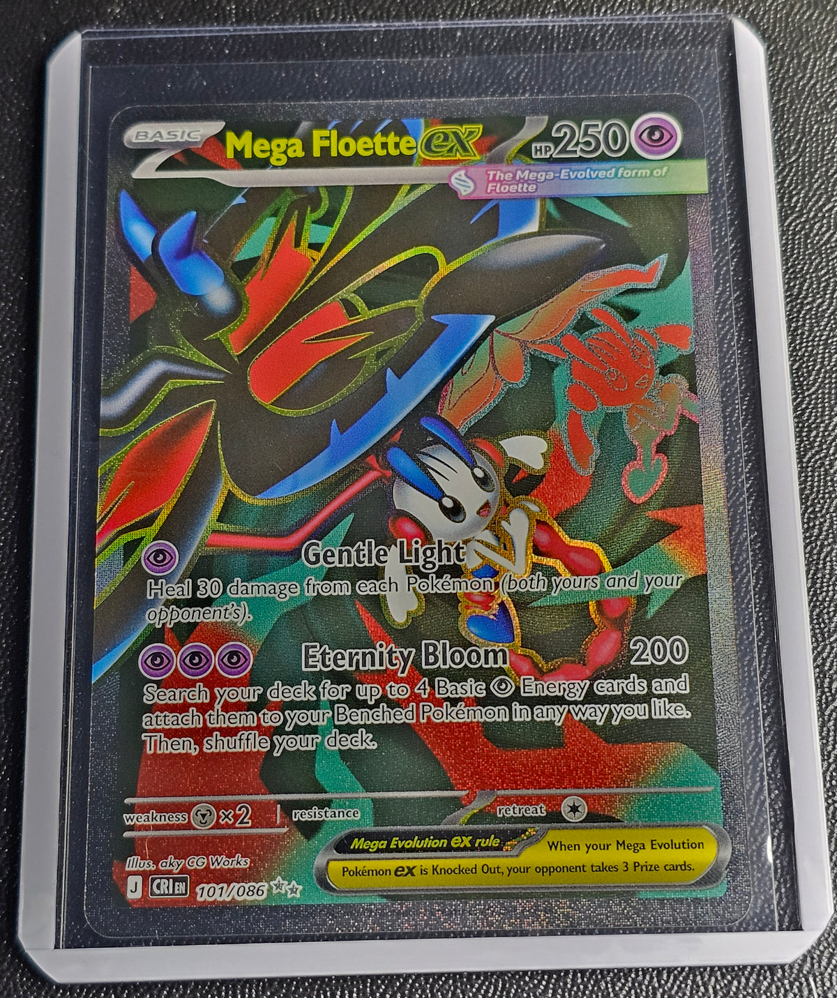 Mega Floette EX – Holo Full Art – 101/086 – Chaos Rising [CRI]