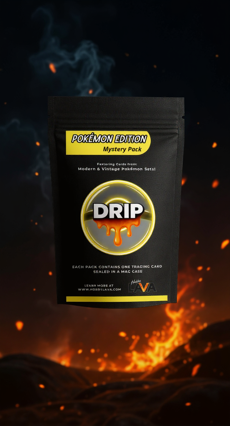 Pokémon Edition Mystery Drip Pack - Guaranteed Premium Sealed Card in Mag Case!