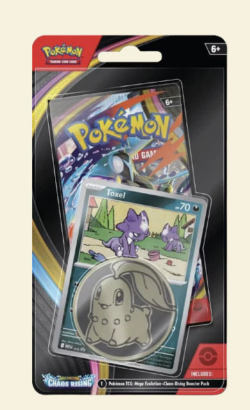 Pokemon Mega Evolution ME4 Chaos Rising Checklane Blister