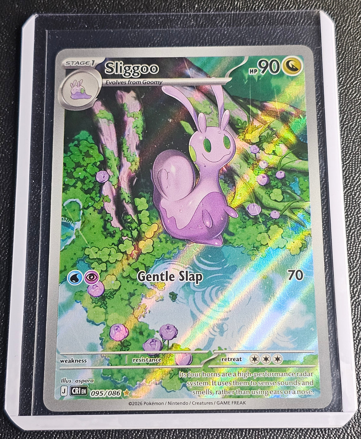Sliggoo Holo – 095/086 Chaos Rising – Stage 1 Rare – Pokémon TCG (2026)