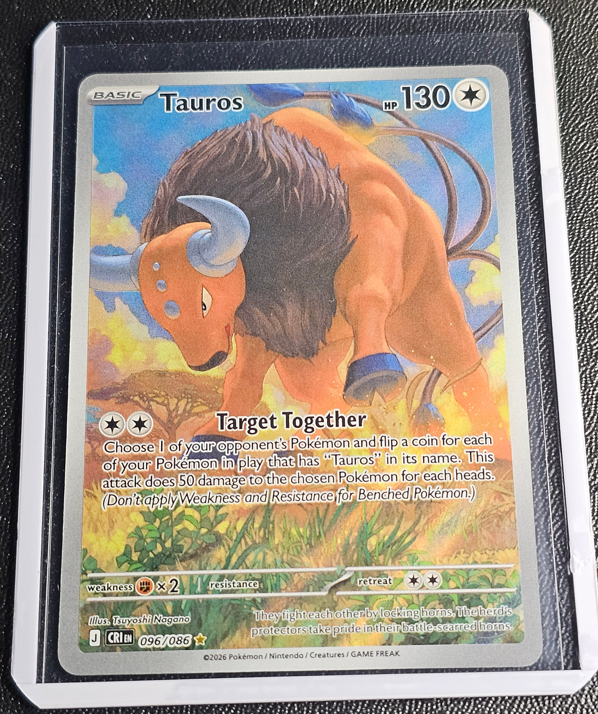 Tauros – 096/086 ‑Holo Rare – Chaos Rising [CRI]