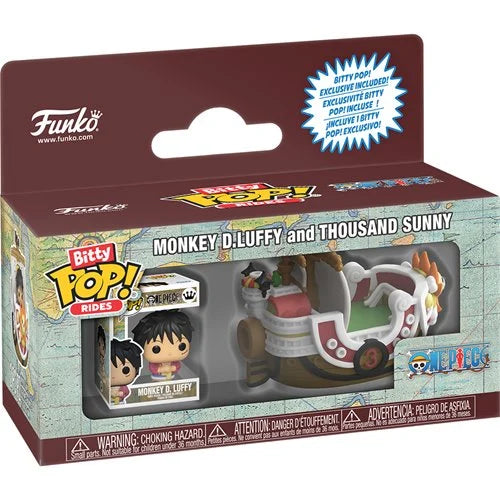 🔥PRE-ORDER🔥    One Piece Thousand Sunny with Luffy Funko Bitty Pop! Ride