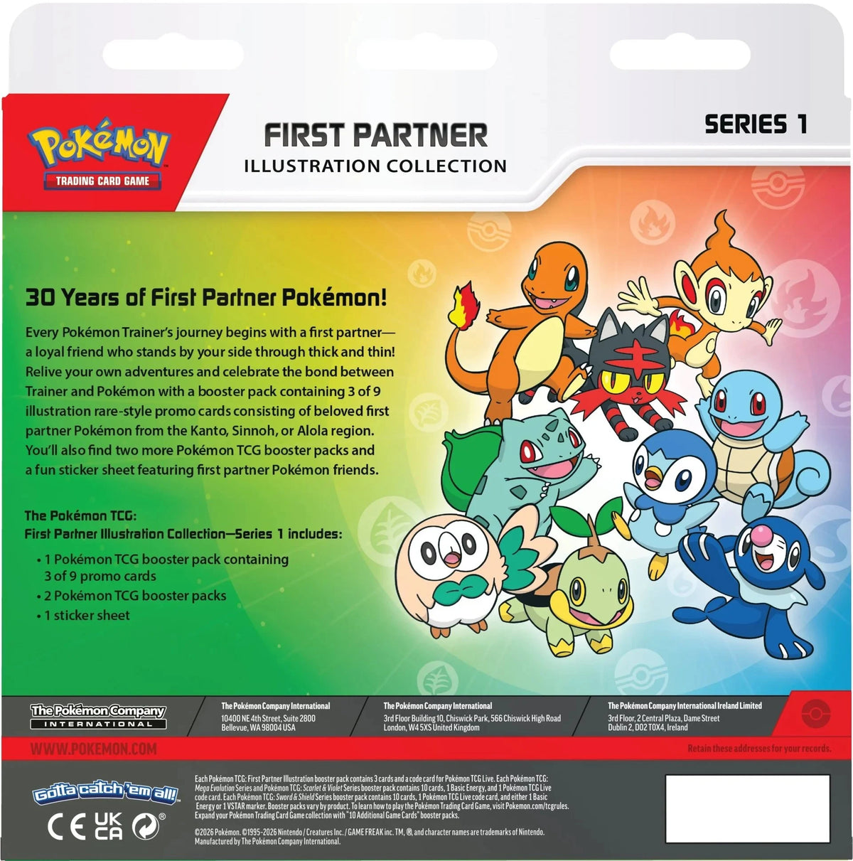 Pokémon TCG: First Partner Illustration Collection – Series 1