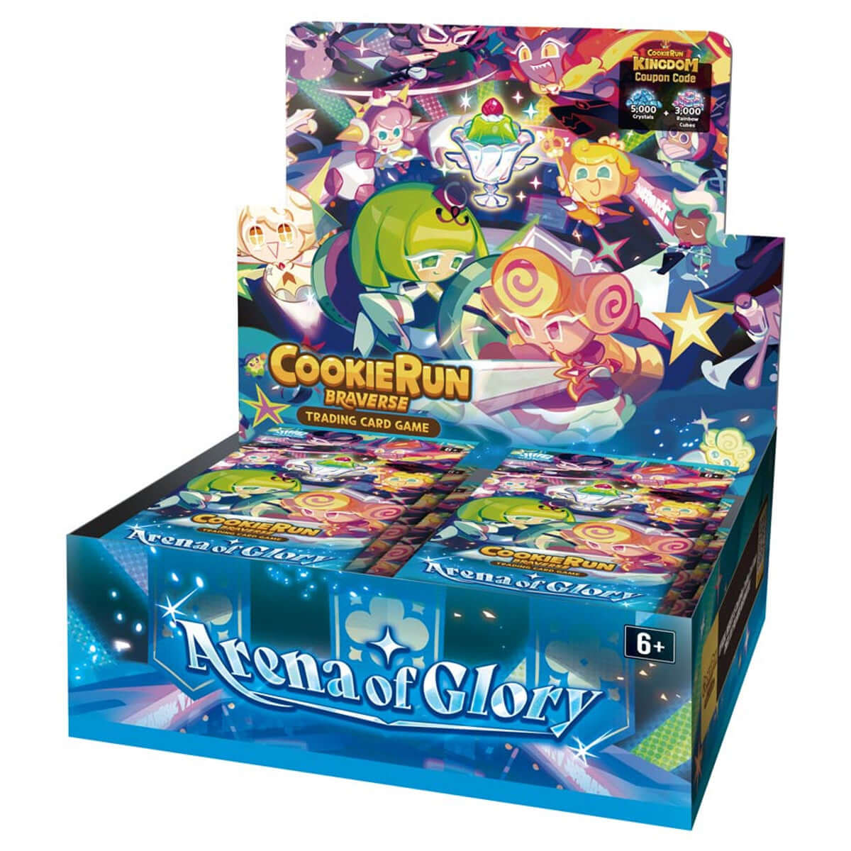 CookieRun TCG Set 3: Arena of Glory Booster Box Display + Free Promos