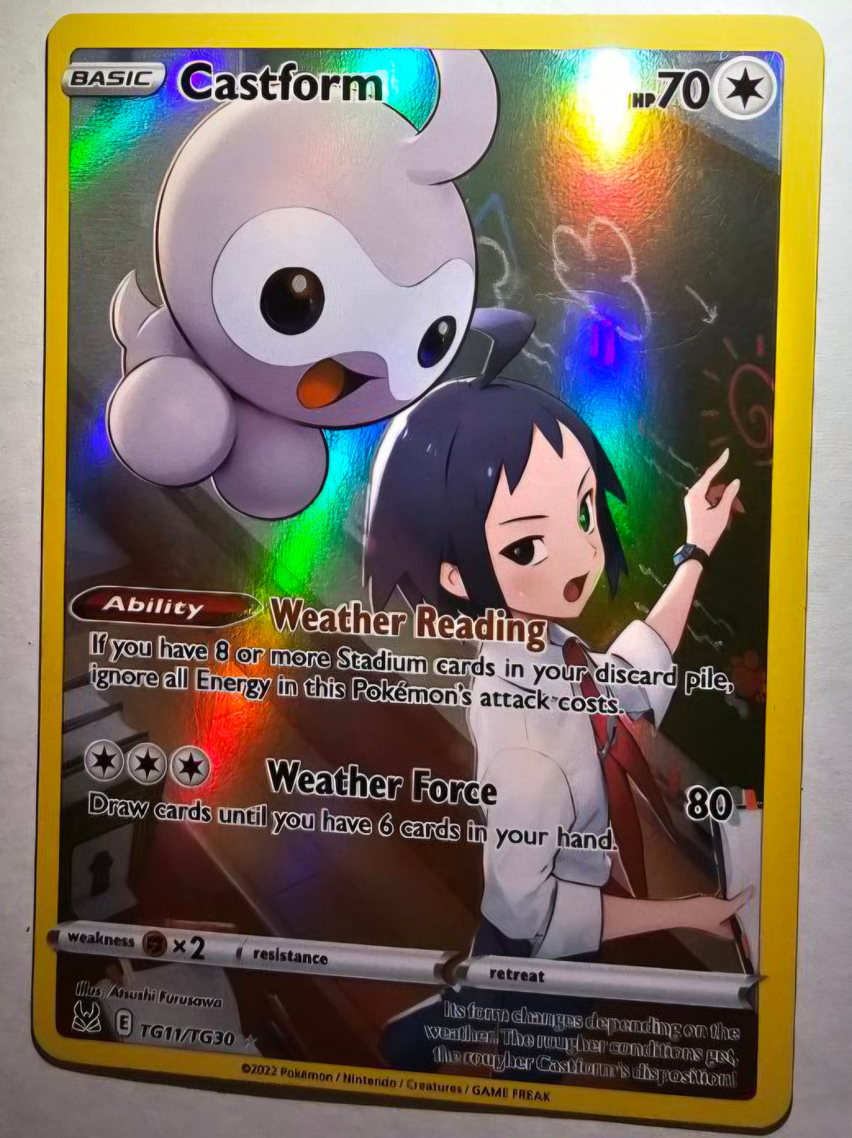 Castform - SWSH11: Lost Origin Trainer Gallery (SWSH11: TG) *NM