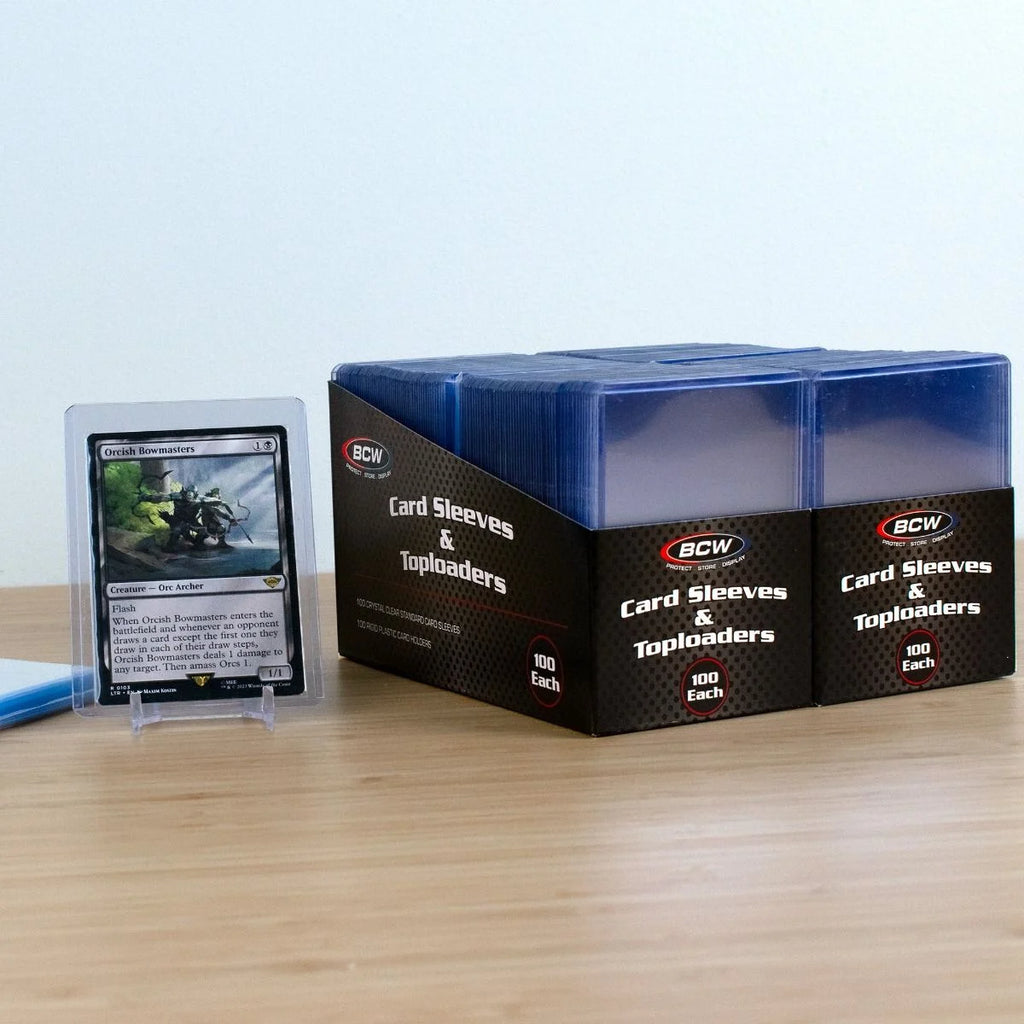 BCW 200‑Count Toploader & Sleeve Protection Pack