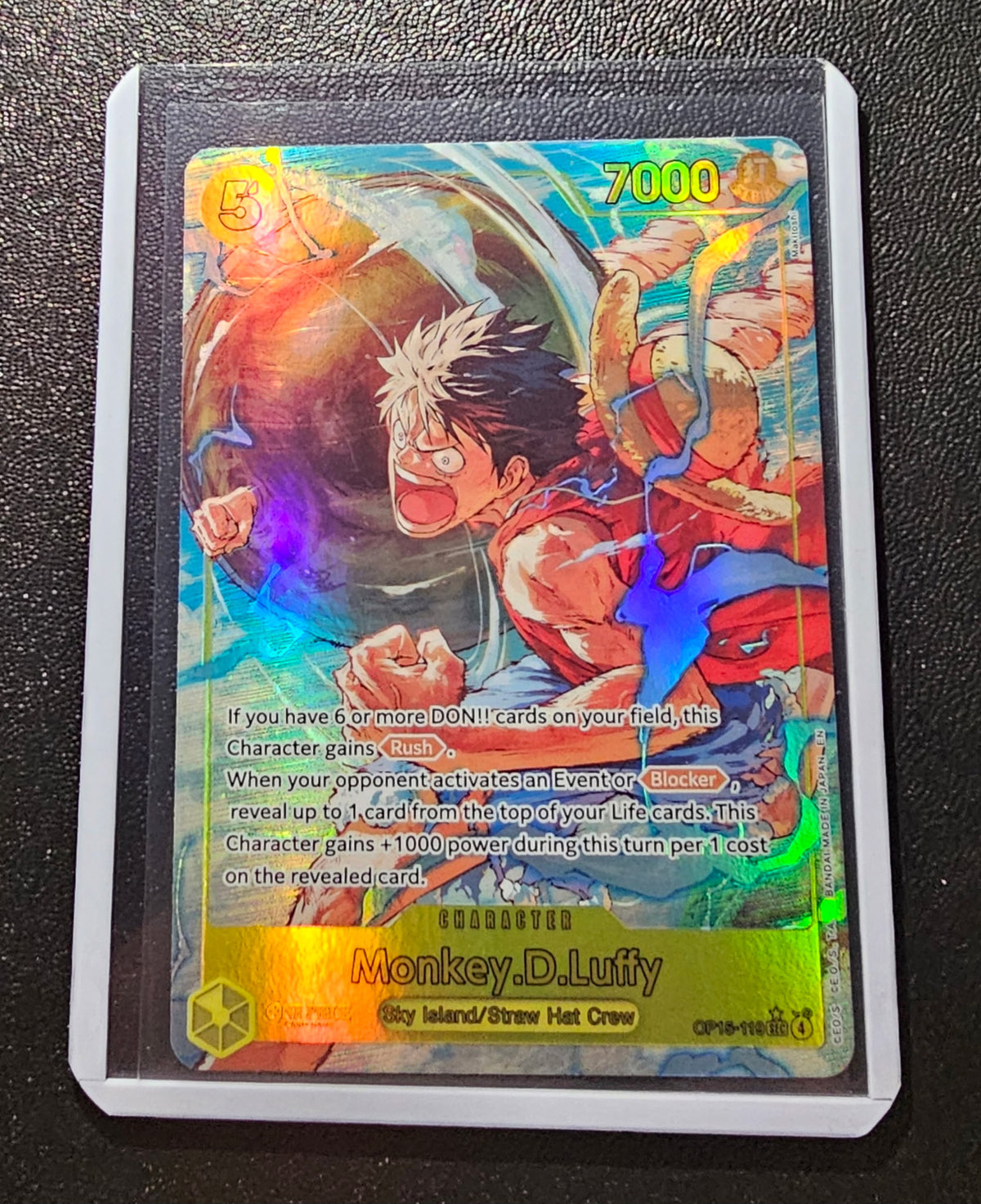 Monkey D. Luffy – OP15-1010 SR – Sky Island/Straw Hat Crew – NM