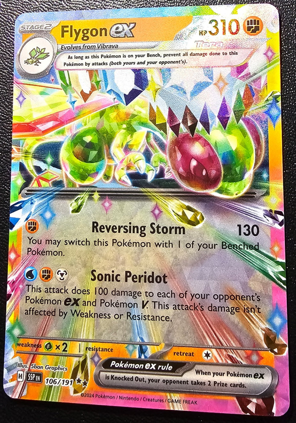 Pokémon TCG – Flygon ex (Holo) – 106/191 – 310 HP – 5ban Graphics *NM