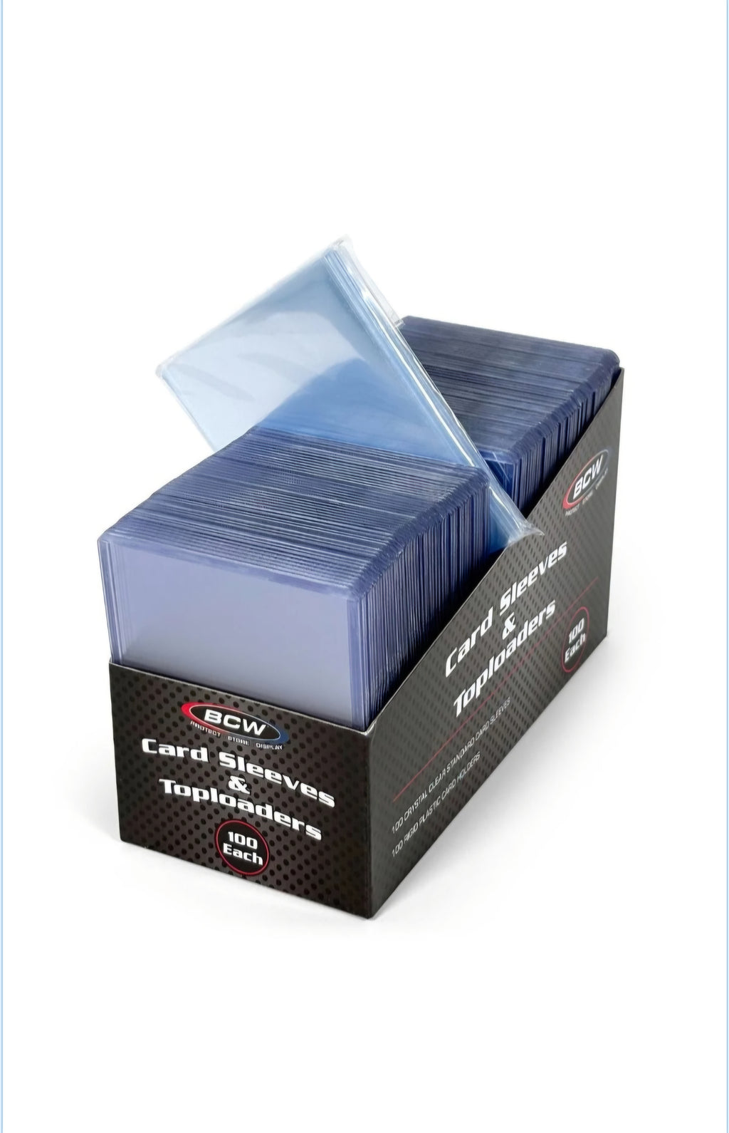 BCW 100‑Count Toploader & Sleeve Combo Pack