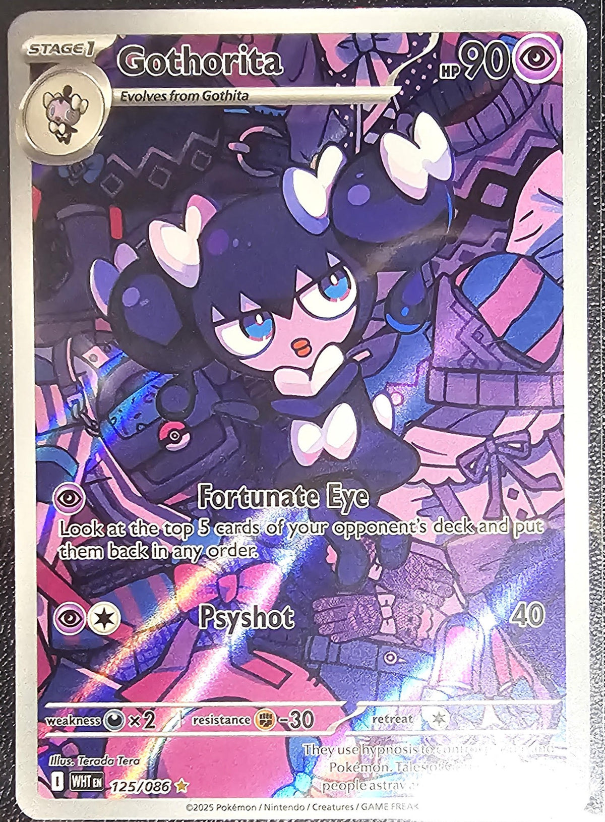 Gothorita – 125/086 – Holo Rare – NM – 2025